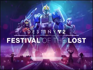 pRoboty na plakacie do gry Destiny 2 Festival of the Lost