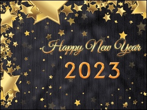 Data, Życzenia, 2023, Nowy Rok, Gwiazdy