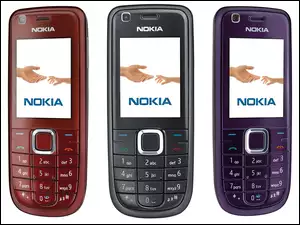 Nokia 3120, Fioletowa, Rubinowa, Czarna