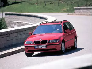 Kombi, Czerwone, BMW E 46