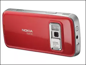 Srebrny, Nokia N73, Czerwony