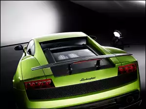 Spojler, Zielone, Lamborghini Gallardo
