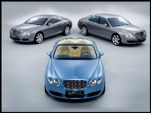 Bentley Continental, Nadwozia, Trzy, Wersje