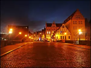 Ulica, Latarnie, Gdańsk, Miasto, Kamienice