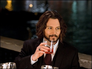 Drink, Mężczyzna, Aktor, Johnny Depp