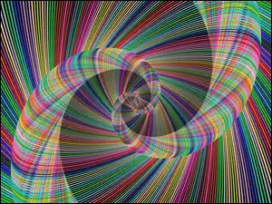 Kolorowe tło tworzące spiralę
