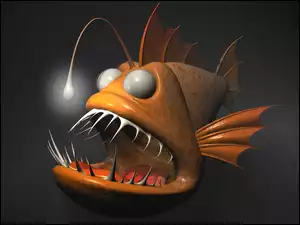 Graficzna ryba w 3D