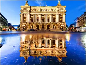 Odbicie, Francja, Paryż, Opera Palais Garnier