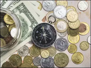 Kompas z pieniądzmi