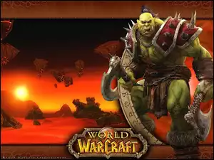 World Of Warcraft, topór, postać, fantasy