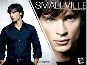 elegancki, Tajemnice Smallville, twarz, Tom Welling, koszula