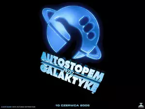 logo, Hitchhikers Guide To The Galaxy, tytuł