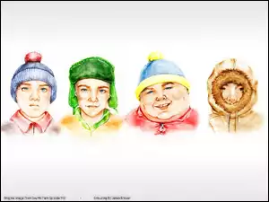 czapki, Miasteczko South Park, chłopcy