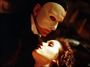 Phantom Of The Opera, aktorzy, biała, maska