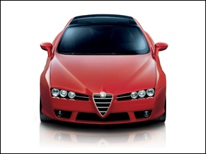 Alfa Romeo Brera, Przednia, Halogeny, Szyba