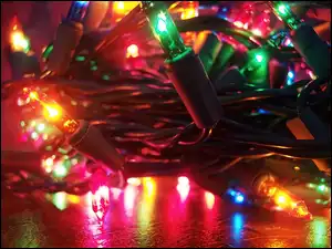 Boże Narodzenie, lampki
