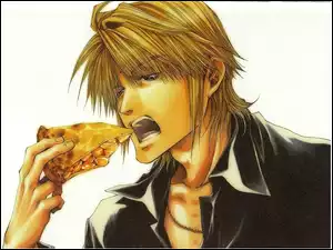 pizza, Saiyuki, ciastko