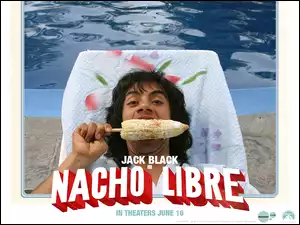 basen, Nacho Libre, kukurydza, Hector Jimenez, leżak