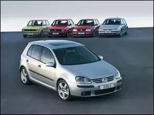 Volkswagen Golf 5, Volkswagen Golf 1, Volkswagen Golf 3, Volkswagen Golf 2, Volkswagen Golf 4