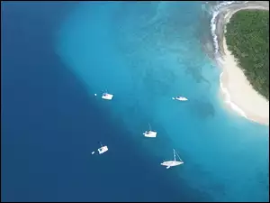 Jachty, Wyspa, Morze