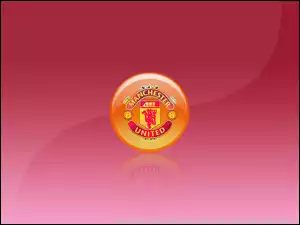 Manchester United, Różowy, Logo, Czerwony