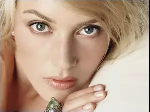 Kate Winslet, duże, oczy