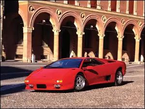 Lamborghini Diablo, Brukowa, Plac, Kostka