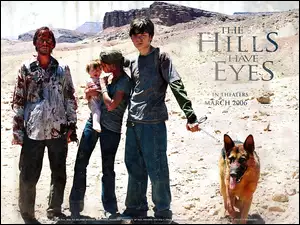 horror, postacie, The Hills Have Eyes, krew, wzgórza, pies