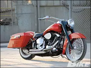 Boczne, Harley Davidson Fat Boy, Kufry