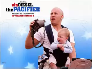 dziecko, Vin Diesel, lornetka