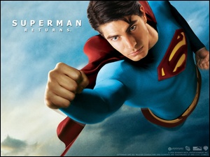 Superman Returns, pięść, Brandon Routh, leci