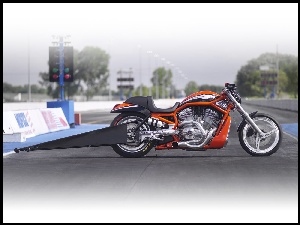 Race, Harley Davidson Screamin Eagle V-Rod, Drag