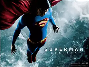 Superman Returns, niebo, Brandon Routh, leci
