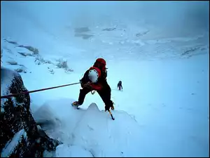 Alpinizm, wspinaczka, Zima, góry