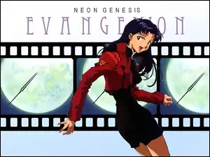 kobieta, Neon Genesis Evangelion, slajd
