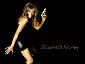 pistolet, Elizabeth Hurley, Sexy
