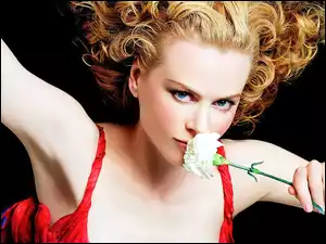 Kwiatek, Nicole Kidman, Biały