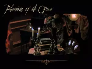 Phantom Of The Opera, wazon, stolik, świecznik