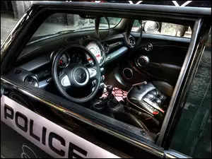Wnętrze, Mini Clubman, Police