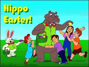 Wielkanoc, hipopotam