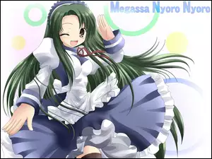 biały fartuszek, Suzumiya Haruhi No Yuuutsu, Megassa Nyoro Nyoro