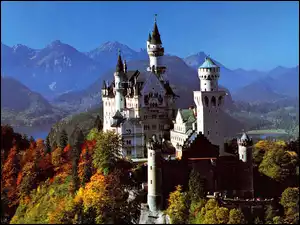 Niemcy, Niemcy, Zamek Neuschwanstein, Bawaria, Góry