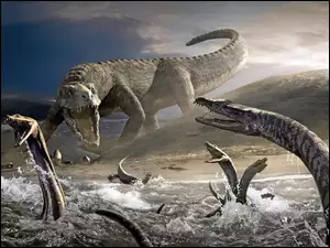 Prehistoryczne, Dinozaury