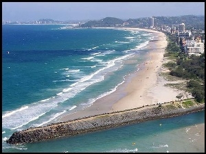 Australia, Plaża, Wybrzeże, Morze