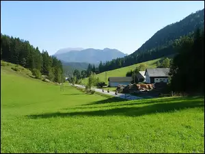 Góry Alpy, Motocykle, Tirol, Austria