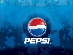 Logo, Tło, Pepsi, Niebieskie