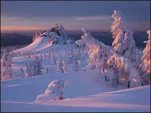 Atmosfera, Góry, Zimowa