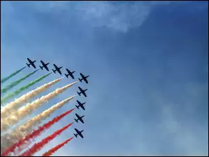Pokaz, Samoloty, Włochy