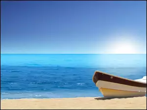 Łódka, Morza, Plaża