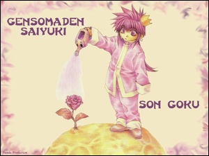 Saiyuki, kwiat, son, goku